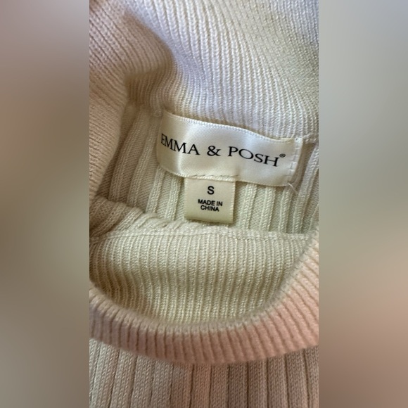❤️Emma & Posh beige Sweater Dress☆ - Picture 4 of 6